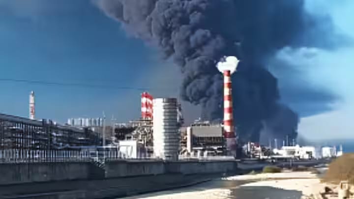 Ukrainian drone attack