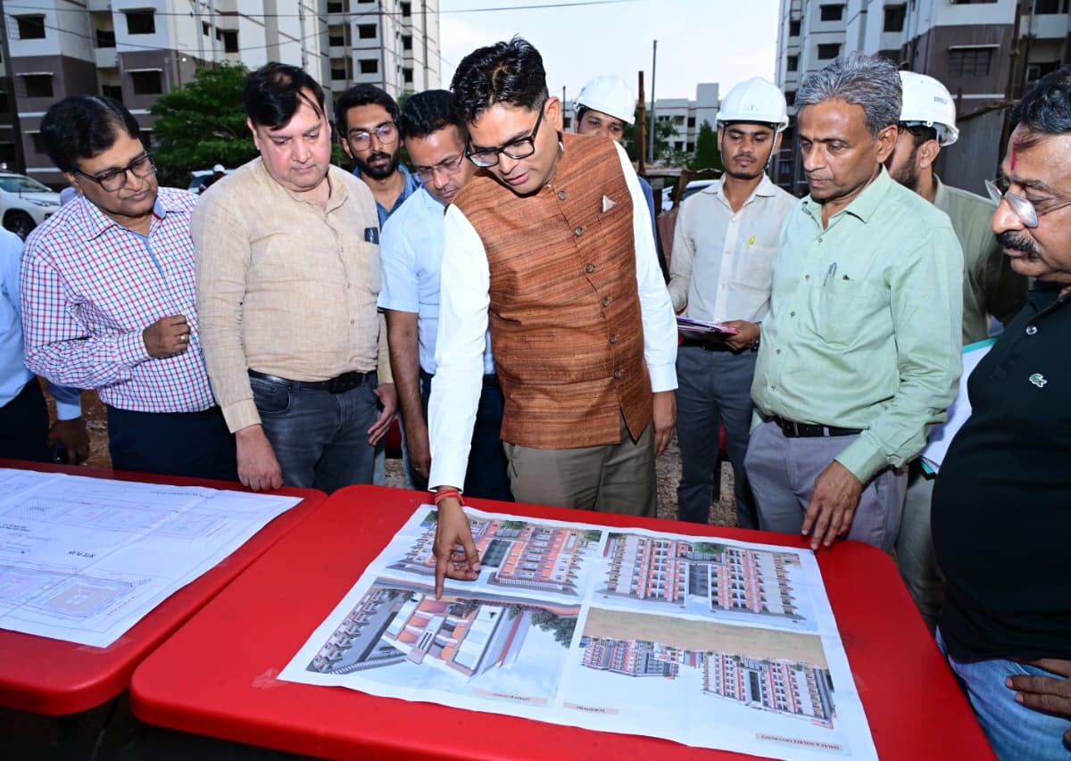 Development work at Nava Raipur