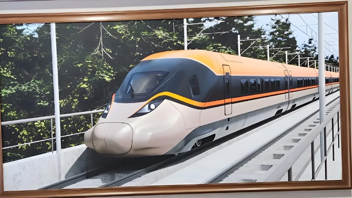 Image of country's first bullet train revealed