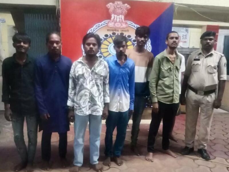 Police search operation on court premises