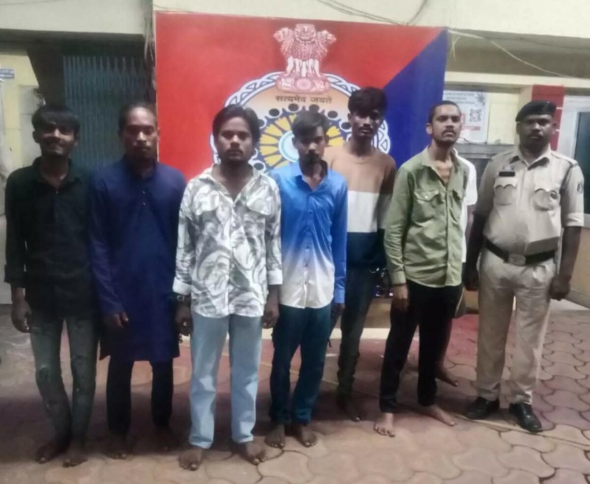 Police search operation on court premises