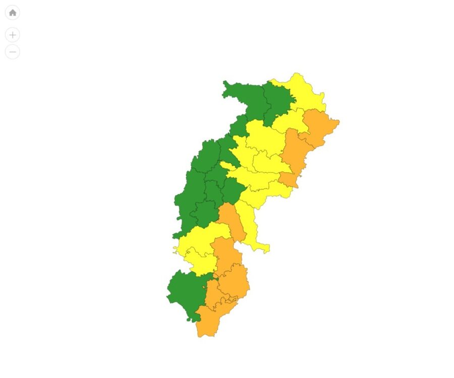 CG Rain Alert: 'Orange Alert' issued for 7 districts of Chhattisgarh! Warning of strong winds and rain... Major alert from the Meteorological Department.
