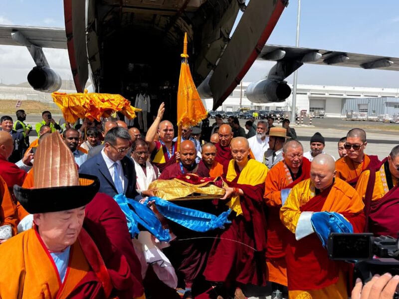 Buddhist Heritage: The Indian Air Force transported the sacred relics of Lord Buddha to Mongolia.