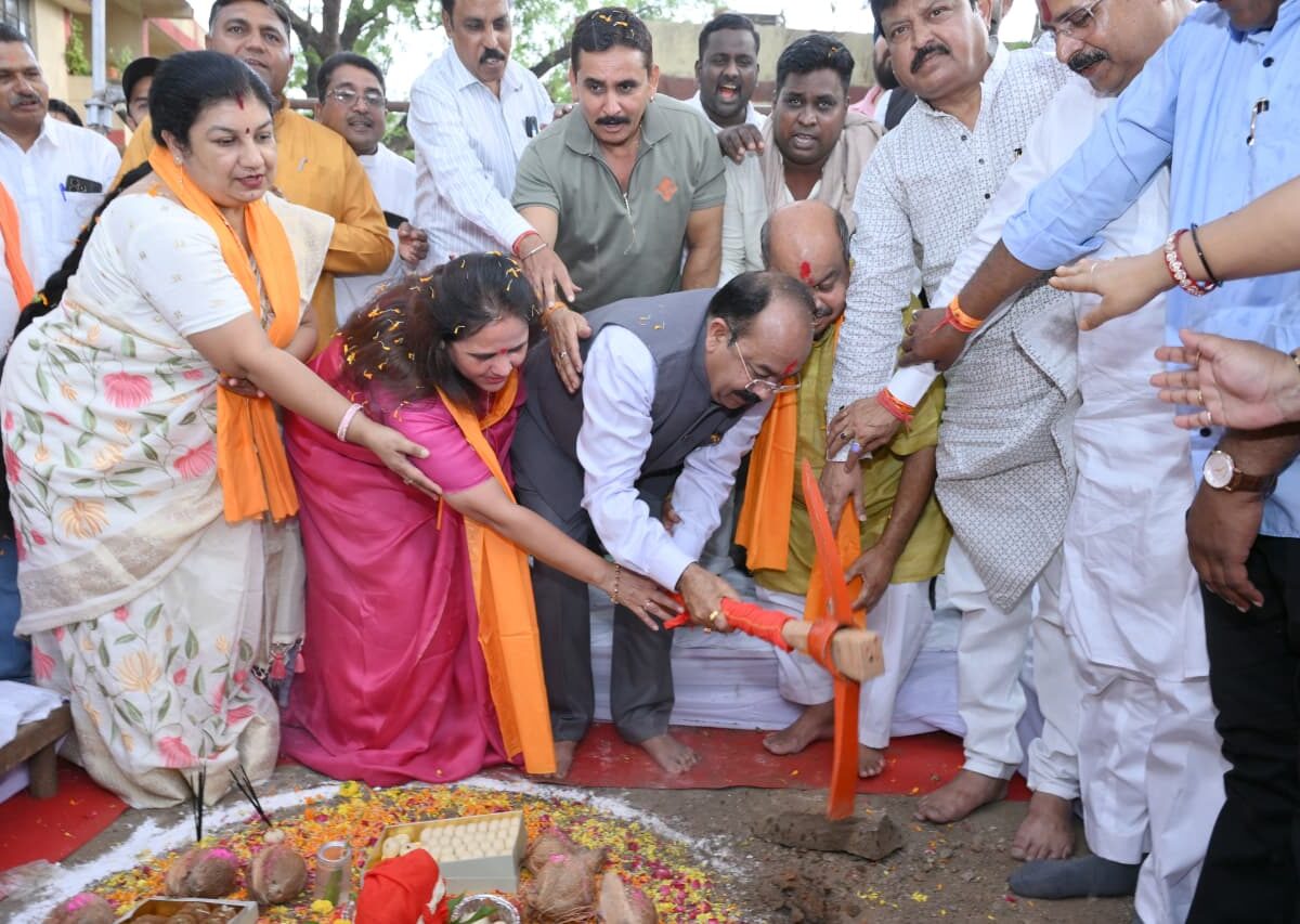 Bhumi Pujan of 2500 kiloliter capacity water tank