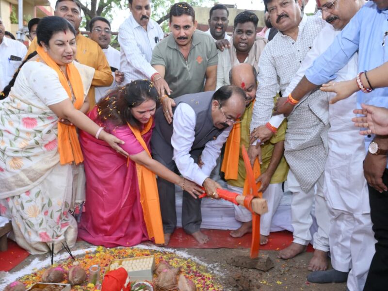 Bhumi Pujan of 2500 kiloliter capacity water tank