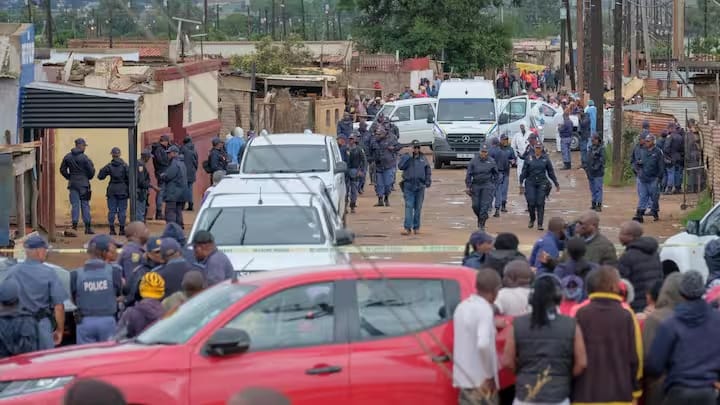 Firing in Johannesburg