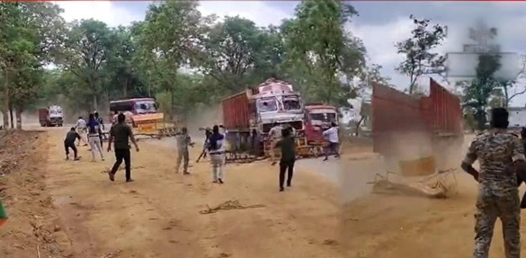 Hit-and-Run: Truck driver flees after killing an innocent child… crashes through barricades… attempts to run over security personnel.
