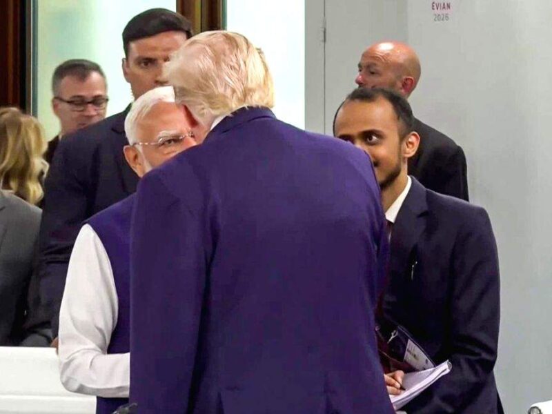PM Modi met Donald Trump
