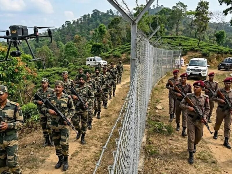 Malda Border: Repatriation of illegal infiltrators at the Malda border...! Standoff between BSF and BGB.