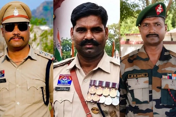 Shaurya Chakra: Three brave soldiers from Chhattisgarh to receive the Shaurya Chakra! President Droupadi Murmu will honour Bhojram Sahu, Lakshman Kevat, and Rameshwar Deshmukh, who engaged in combat with terrorists and Naxalites.