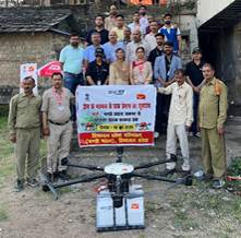 drone-based postal service in Himachal