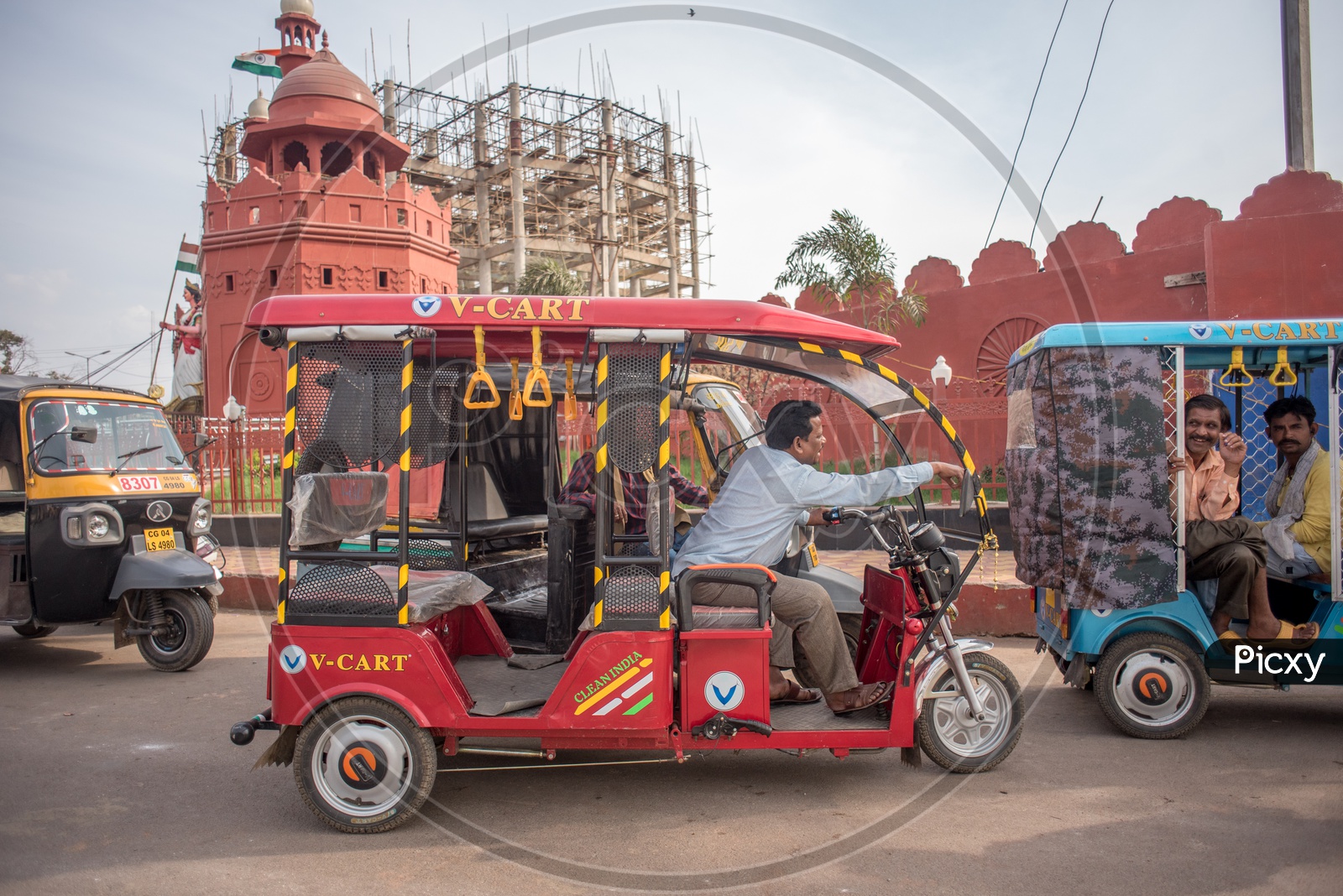 e-rickshaws
