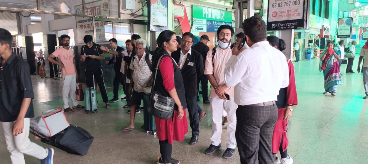 Ticket Checking Drive: Major ticket-checking operation in Raipur Division... 2,836 cases in 15 days... Railways collected ₹18 lakh.