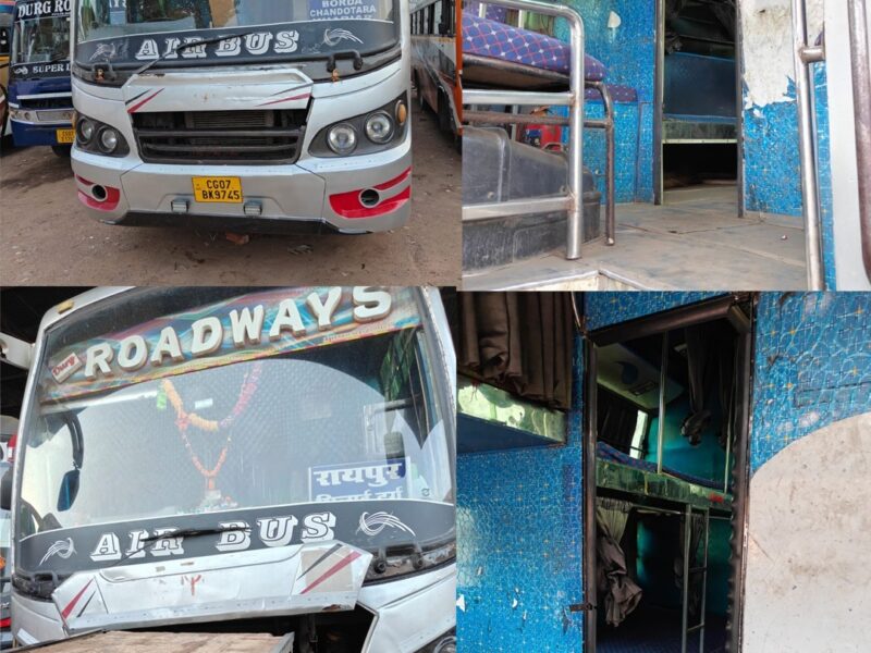 Bus Inspection Drive: Major crackdown on buses in Chhattisgarh! 350 vehicles inspected for GPS and fire safety compliance; fines totaling ₹5.50 lakh collected.