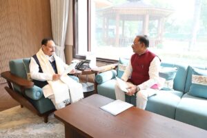 Delhi Meeting: CM Vishnu Deo Sai met JP Nadda...! Major deliberations on health services.