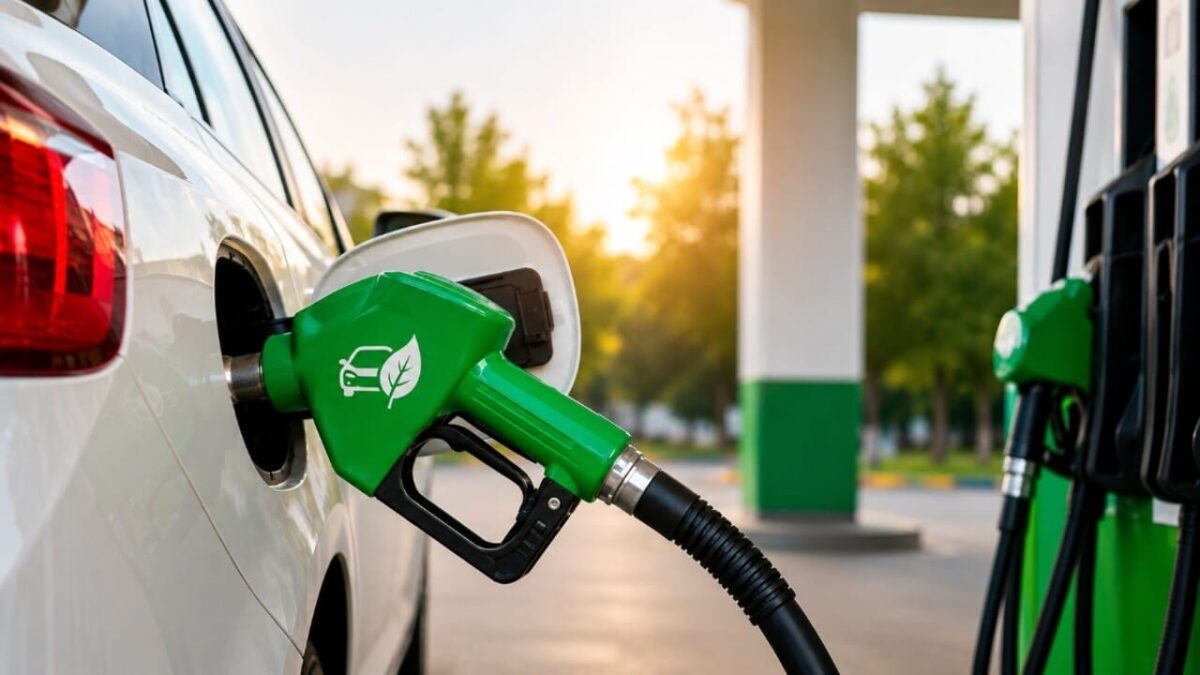 Ethanol-blended petrol