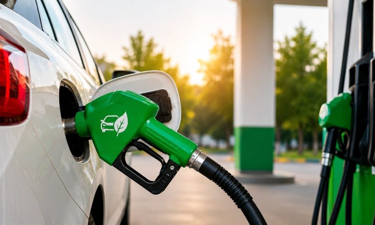 Ethanol-blended petrol