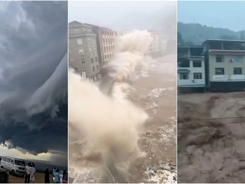 Havoc of Cyclone Bavi in China