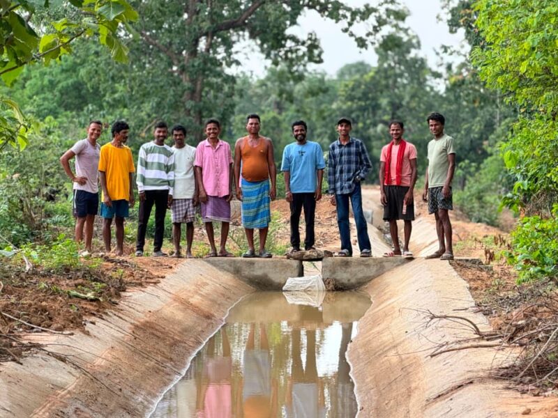Water for Farmers: Four decades of waiting are over! Water from Sukma's Koyabekur Canal reaches the fields.