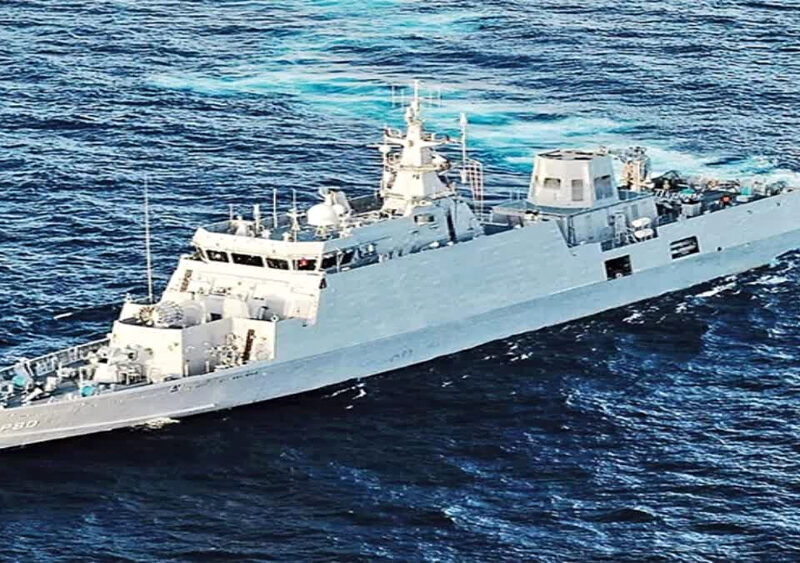 Warships INS Malvan and Mahendragiri