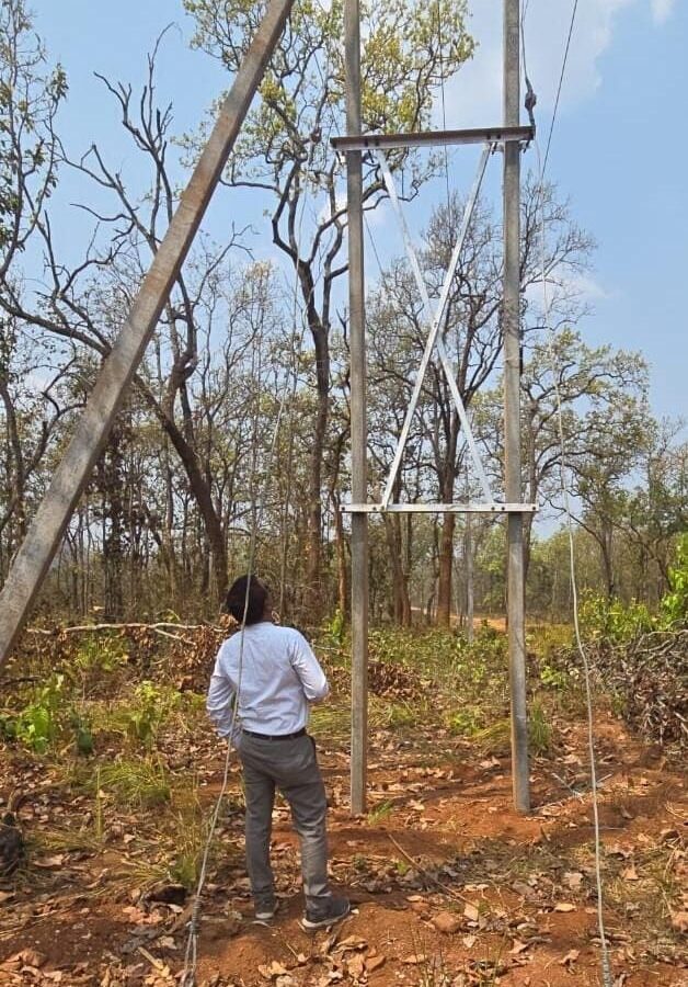Light of Hope: Centuries of darkness dispelled...! For the first time in their lives, electric lights have illuminated the forest region of Narayanpur.