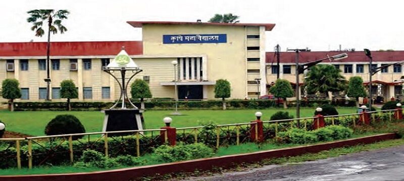 IGKV Crisis: 86-year-old retired professor stages a sit-in protest... seeks Chancellor's intervention regarding pension and DR payments.