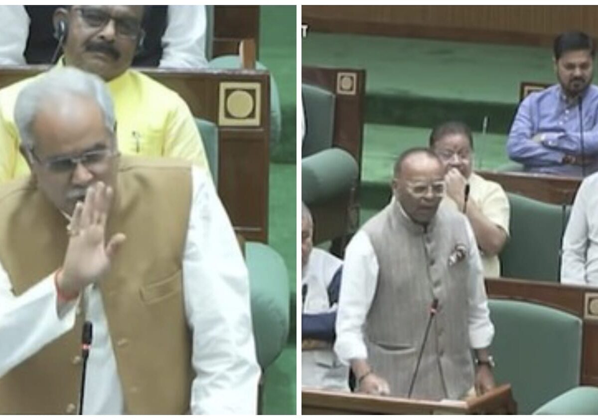 CG Assembly: Political row erupts over the ₹129-crore Sevagram project! Ruling and opposition parties clash... Bhupesh Baghel lashes out at Ajay Chandrakar's remark, then expresses regret.