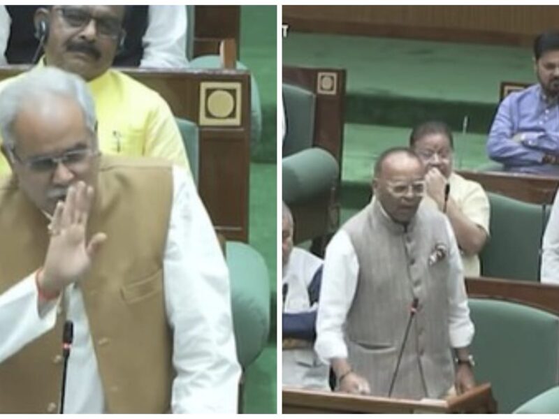 CG Assembly: Political row erupts over the ₹129-crore Sevagram project! Ruling and opposition parties clash... Bhupesh Baghel lashes out at Ajay Chandrakar's remark, then expresses regret.