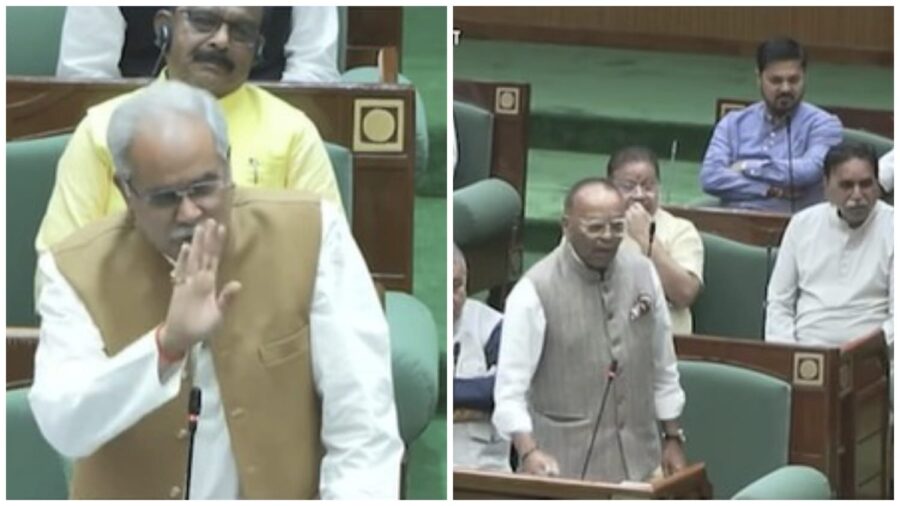 CG Assembly: Political row erupts over the ₹129-crore Sevagram project! Ruling and opposition parties clash... Bhupesh Baghel lashes out at Ajay Chandrakar's remark, then expresses regret.