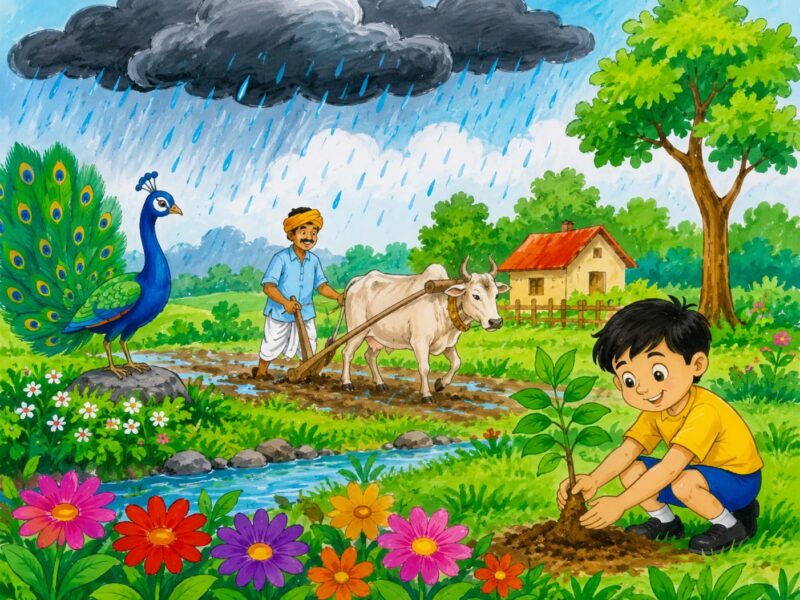 Children's Song: Every branch is swaying playfully…