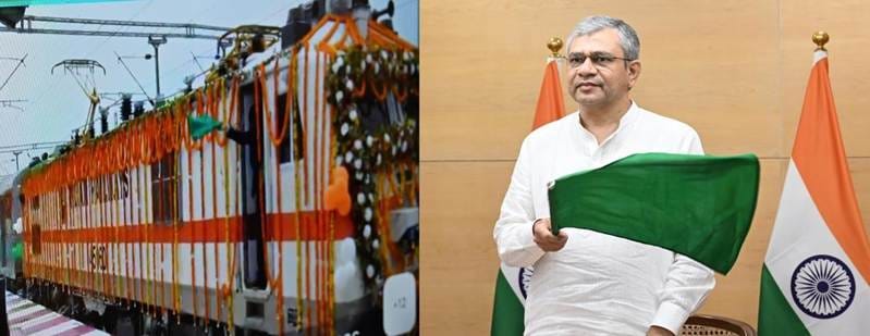Indian Railways: First direct express train between Ramnagar and Dehradun launched...! Major boost for rail connectivity in Uttarakhand... New rail service begins.