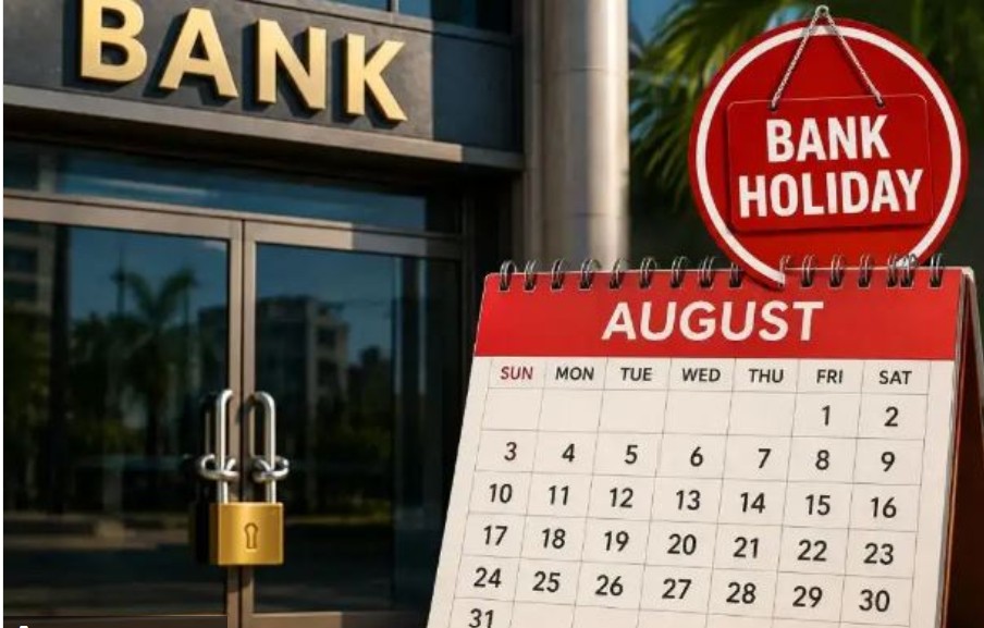 Bank Holidays August 2026: Banks to remain closed for 14 days in August...! Be sure to check the full list of holidays before visiting a branch.