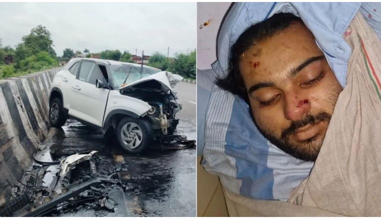 Aban Ahmed's Death: Tragic accident on the Jhansi highway...! Death of Atiq Ahmed's son Aban Ahmed... two others also lost their lives.
