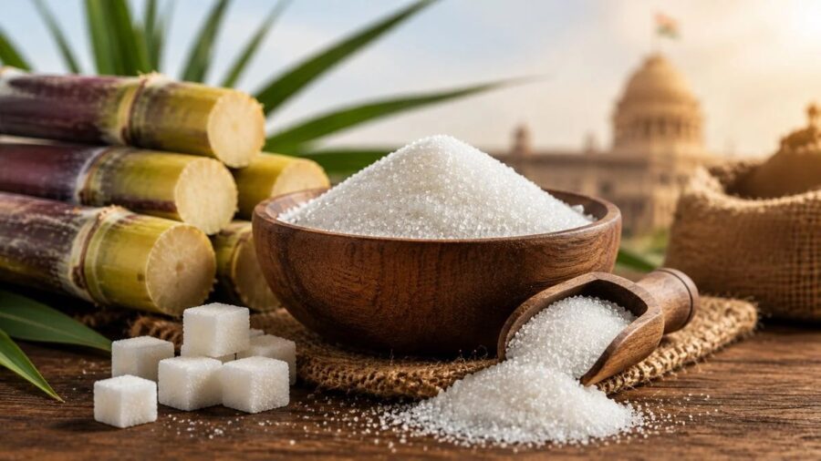 Sugar Prices: Government takes major action on sugar prices! Rates have reached ₹55.70 per kg; stock limits imposed to curb hoarding.