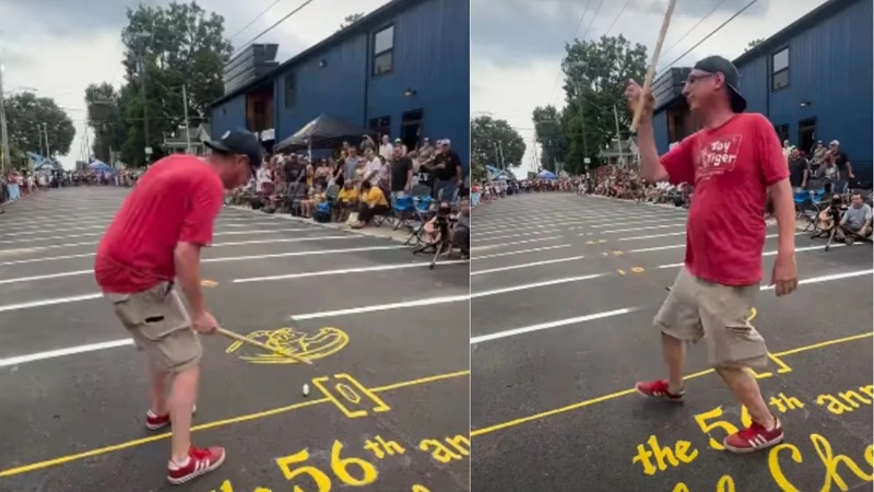 Gilli-Danda in America: Indians amazed to see a unique game resembling 'Gilli-Danda' in America! The viral video has people reminiscing about their childhood—watch the video here.