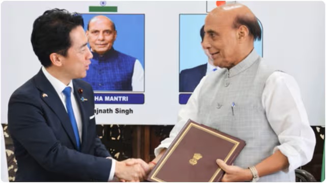 India-Japan Defence Cooperation: India and Japan to boost maritime strength...! Rajnath Singh and Shinjiro Koizumi seal major agreement.