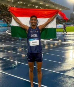 Historic Moment: Gulveer's historic double at CWG-2026...! Sets a new record.