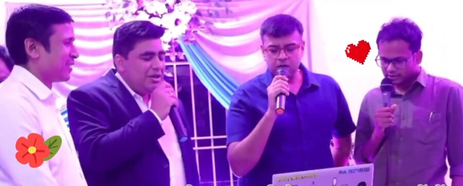 SP & IAS Sing: When the Collector and SP took the mic, the farewell evening turned melodious... The song won everyone's hearts—listen for yourself.