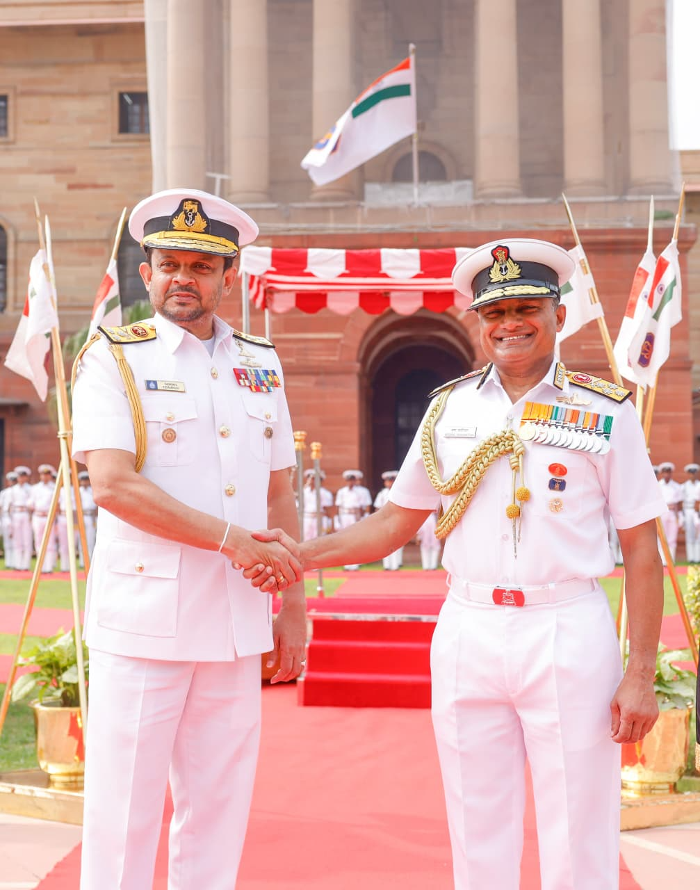 Sri Lanka's Navy Commander Vice Admiral Damian Fernando