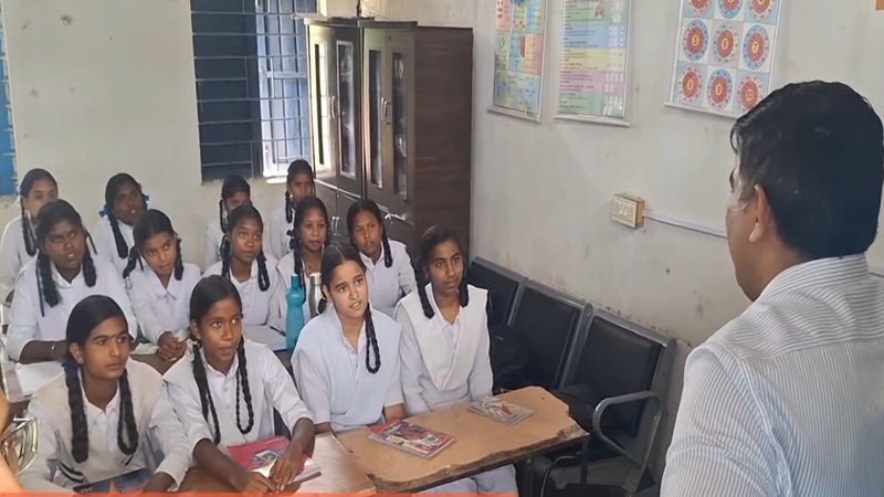 Collector Class: When the Collector took charge of the blackboard... taught physics... and had a heartwarming interaction with the children... Watch the video here.