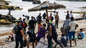 Illegal Infiltration: Humanitarian tragedy at the Spain-Ceuta-Morocco border...! 67 people die during illegal infiltration attempt... Security concerns rise in Europe.