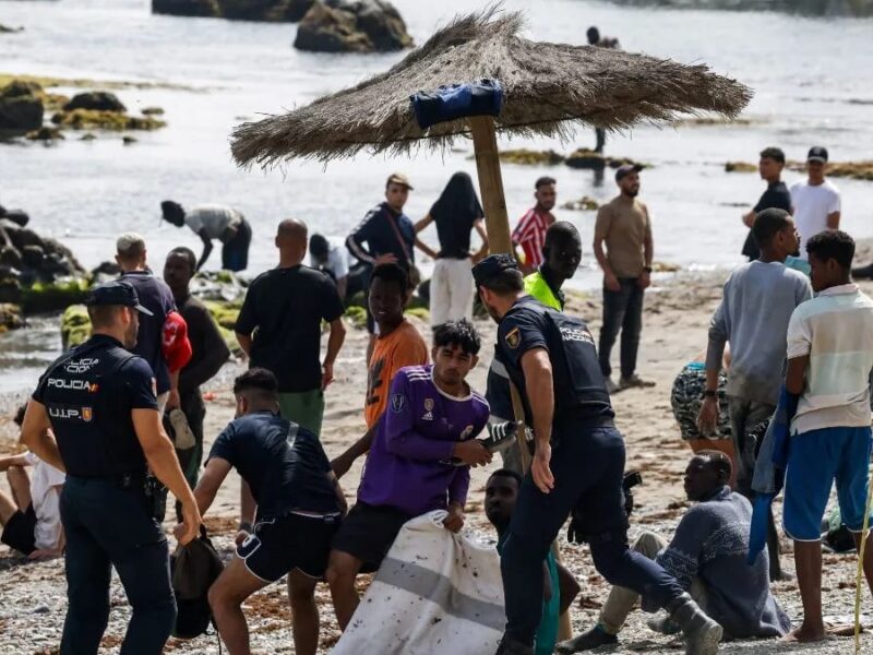 Illegal Infiltration: Humanitarian tragedy at the Spain-Ceuta-Morocco border...! 67 people die during illegal infiltration attempt... Security concerns rise in Europe.