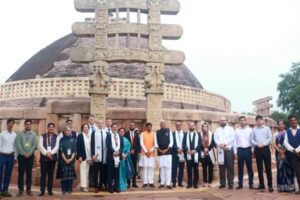 BRICS Delegates: Delegates awestruck by Sanchi's heritage...! They remarked—one can feel the power of world peace here.