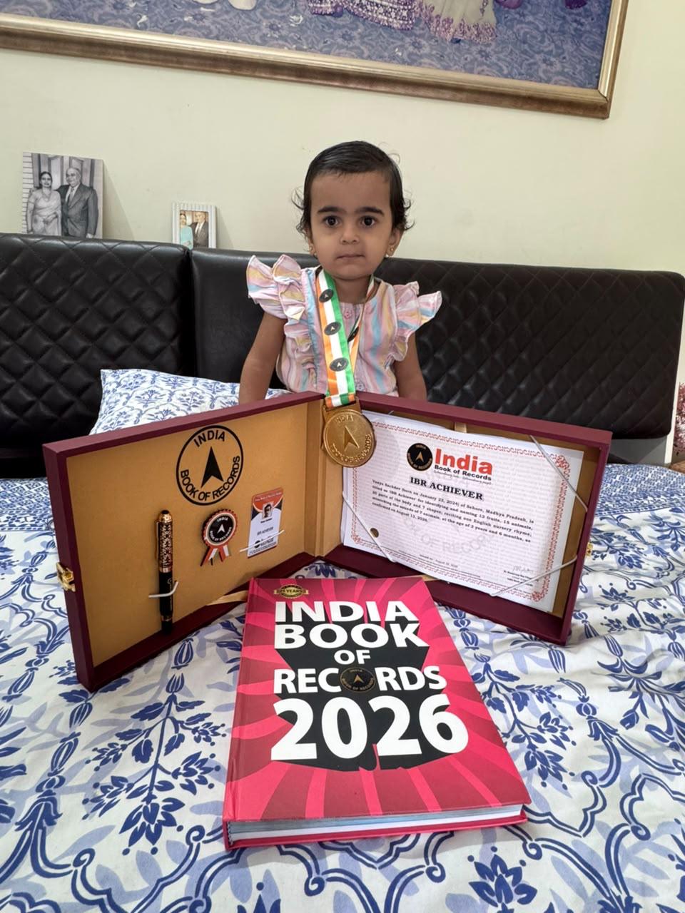 India Book of Records: A remarkable feat by little Vanya from Sehore! She set a record at the age of two-and-a-half and earned a place in the India Book of Records—find out the reason here.