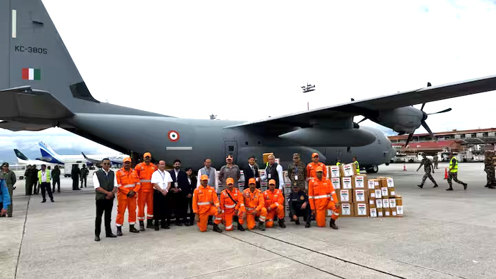 India sends rescue