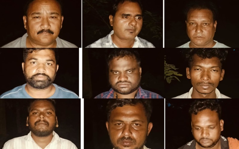 Gambling News: Big gambling bust caught in the forest in Korba...! 11 arrested; Cash-mobile and 15 bikes seized