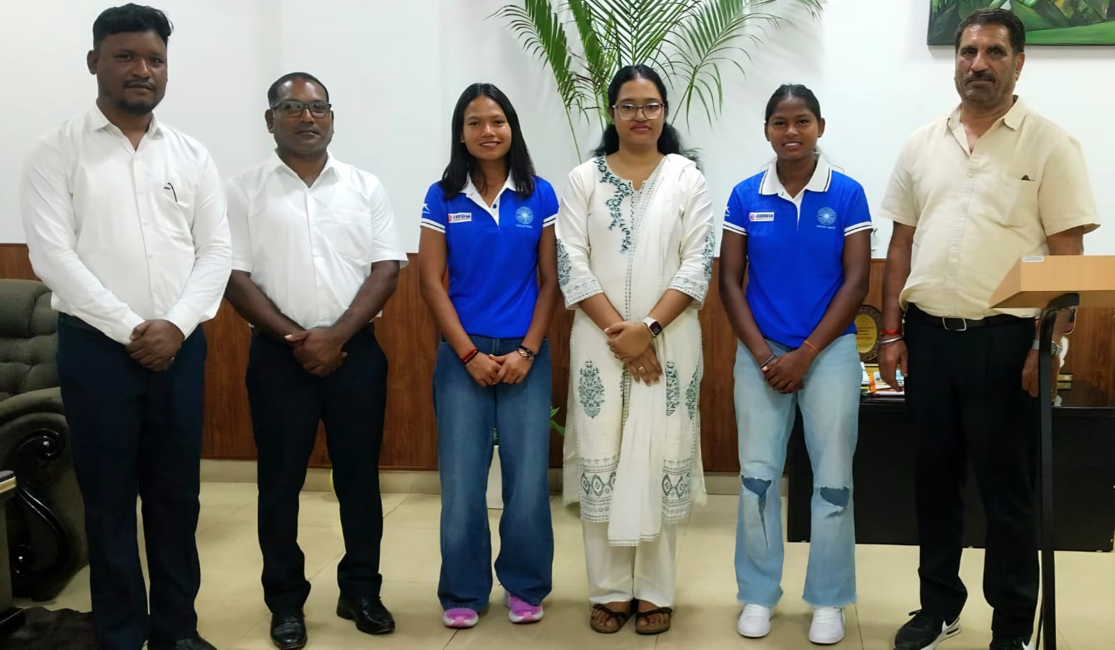 Hockey Asia Cup: Chhattisgarh's daughters shine; Geeta Yadav and Madhu Sidar lead India to a big victory.