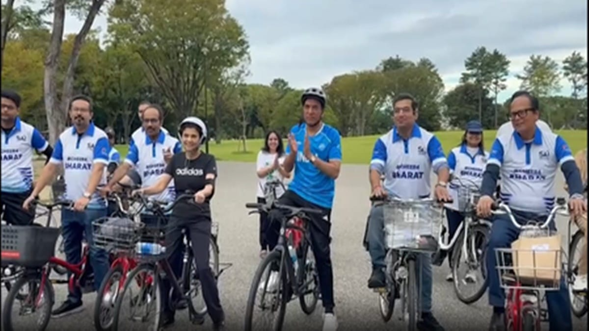 India's fitness message in Japan