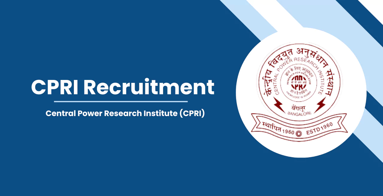 CPRI Recruitment 2026