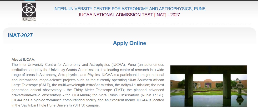IUCAA INAT-2027
